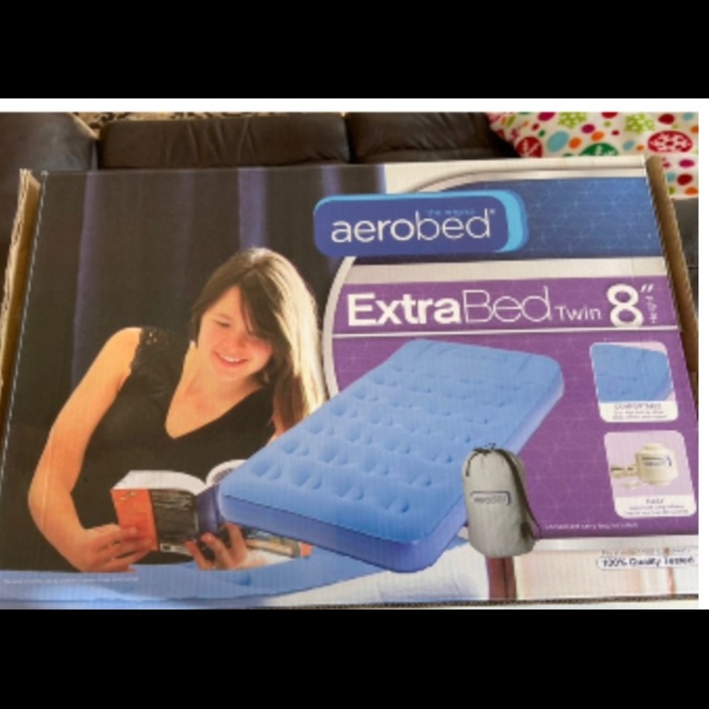 Aerobed twin new and complete package